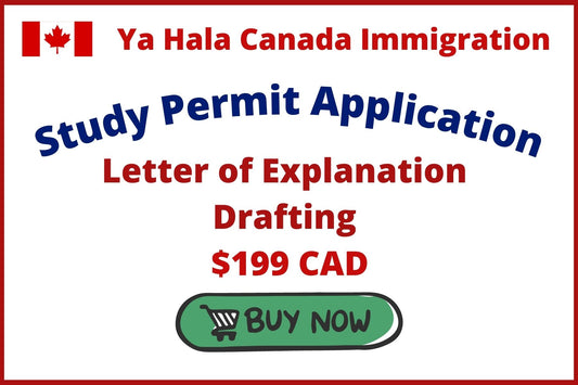 Study Permit Letter of Explanation Drafting